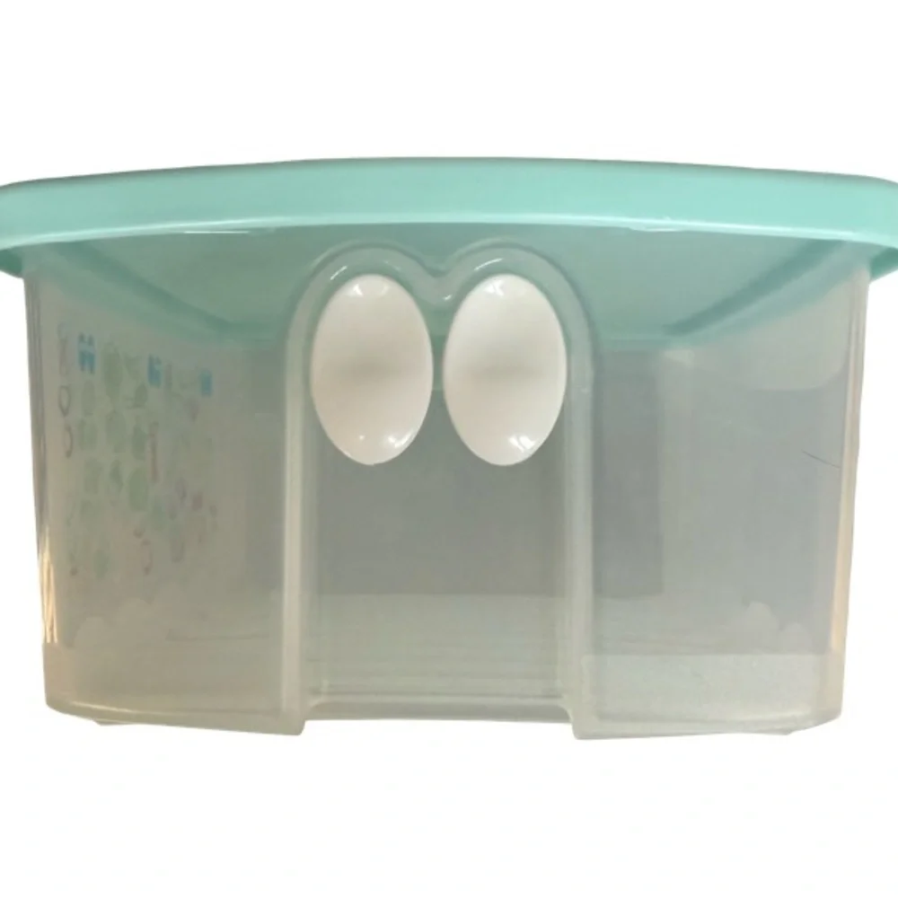 Tupperware FridgeSmart Containers - Light Blue and Yellow